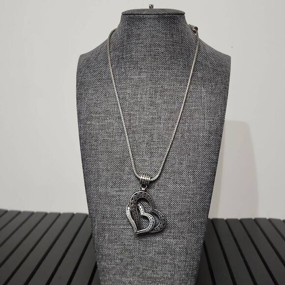 Brighton Necklace and Double Heart Pendant Reversible - Picture 1 of 6